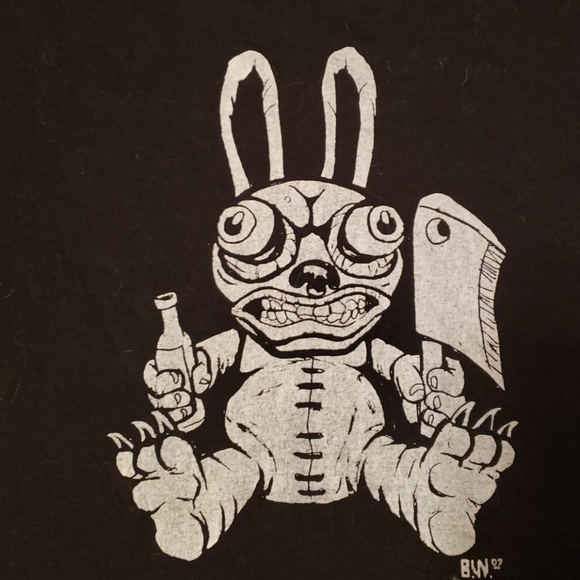 Jerzees Other - Evil murder bunny tee